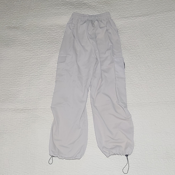 Wind breaker cargo baggy parachute pants size S - Picture 6 of 8